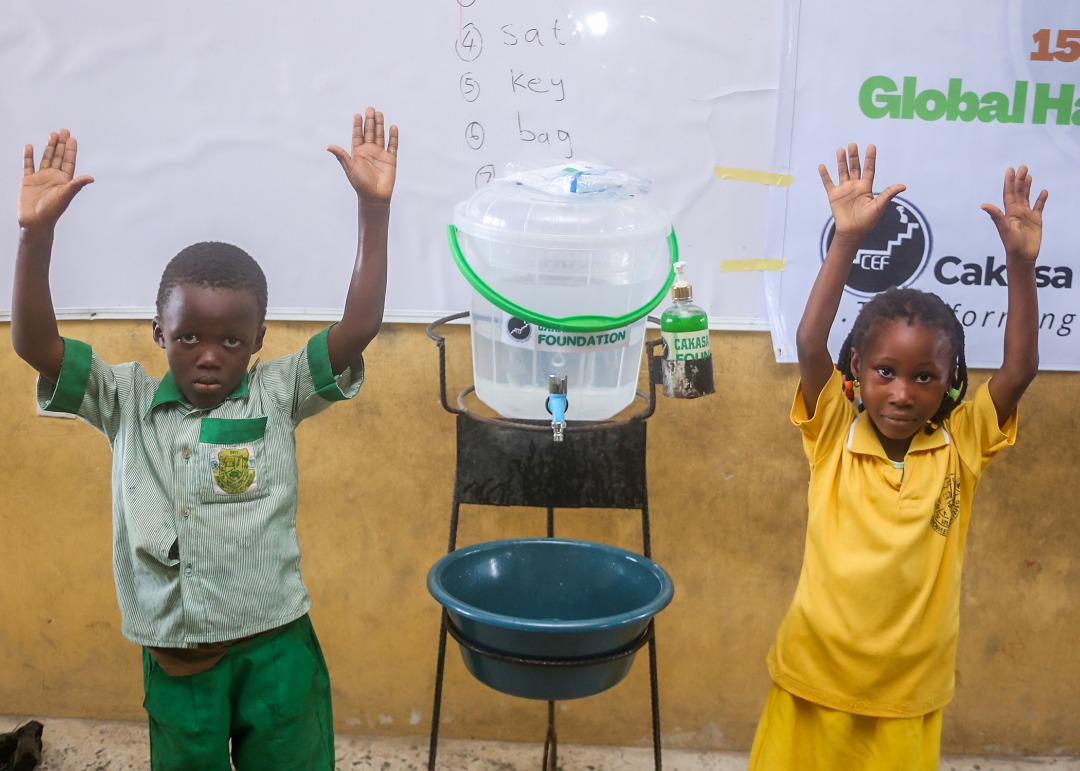 CEF commemorates Global Handwashing Day with Mushin children