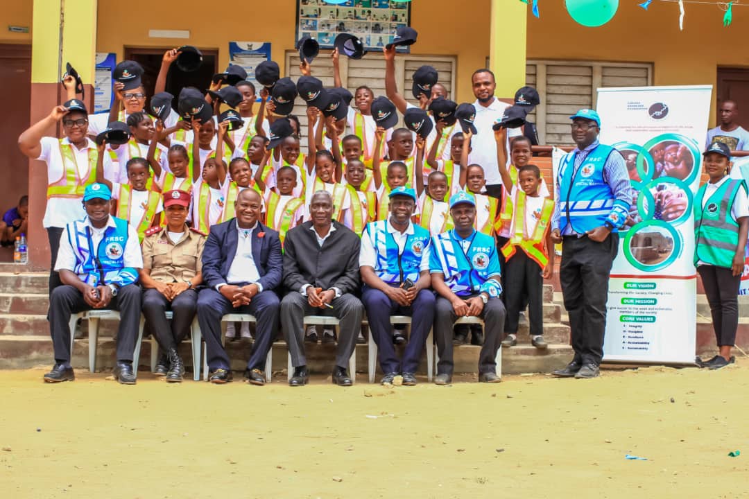 FRSC inducts 75 Mushin pupils into Cakasa Road Safety Club